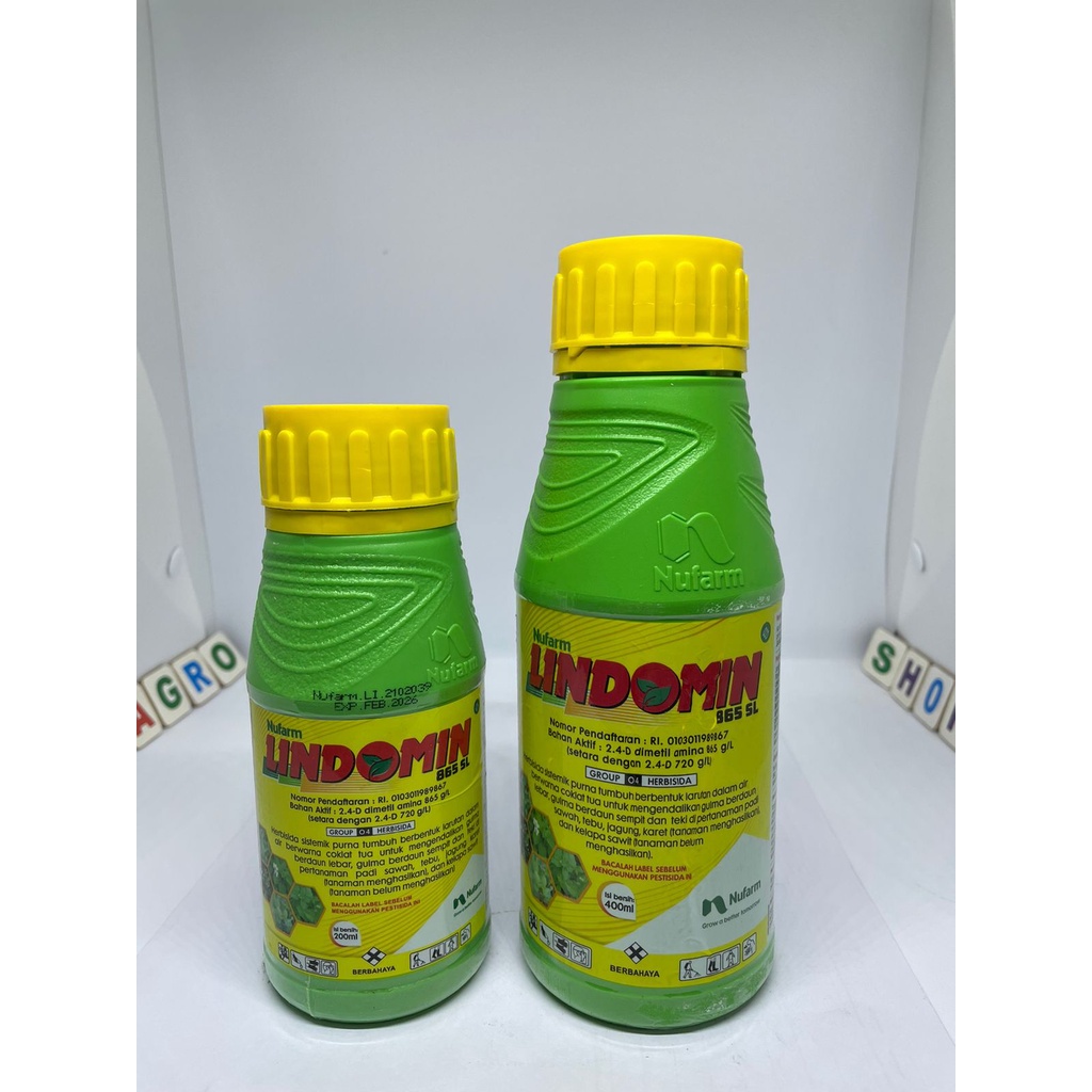 Jual Lindomin 865SL Herbisida Sistemik Bahan Aktif Dimetil Amina 865g L