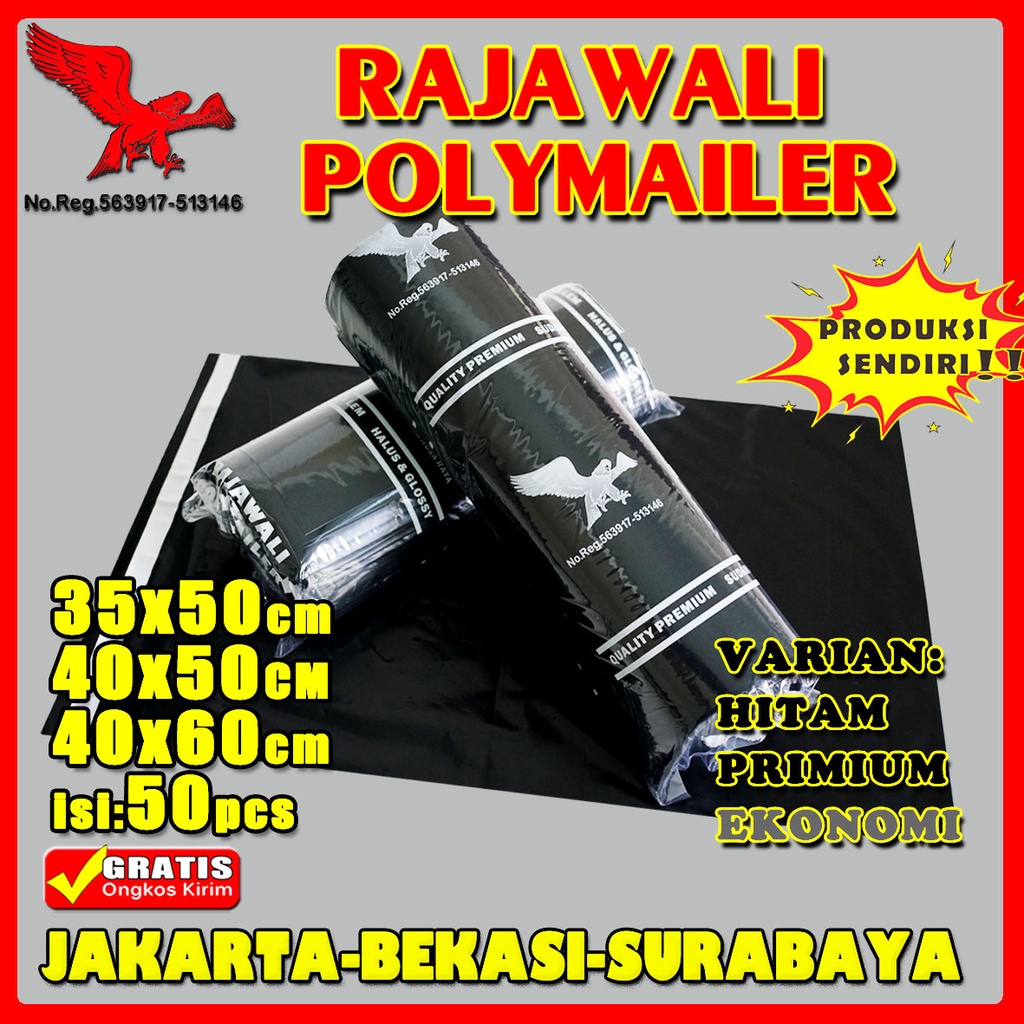 Jual Kantong Plastik Polymailer X X X Cm Isi Pcs Rajawali