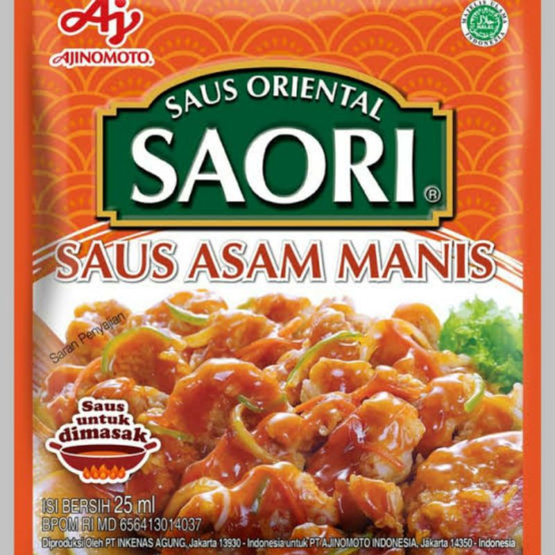 Jual Sachet Saori Saus Oriental Tiram Teriyaki Lada Hitam Asam