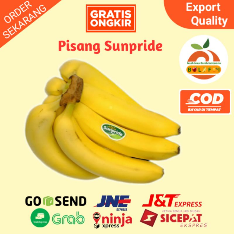 Jual PISANG SUNPRIDE CAVENDIS 500 1KG Shopee Indonesia