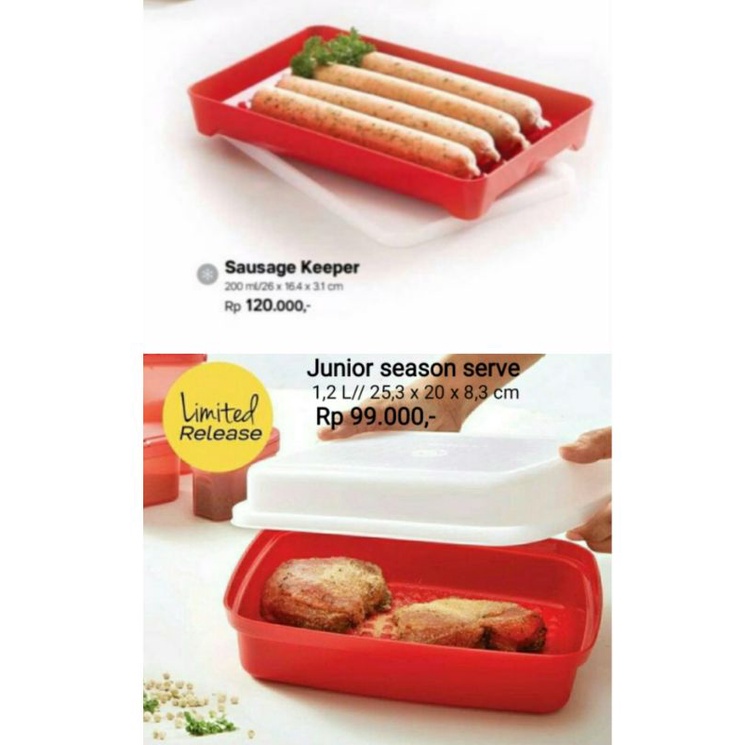 Jual Sausage Keeper Junior Season Serve Tupperware Shopee Indonesia