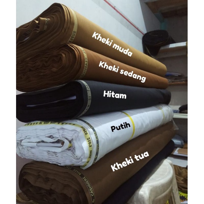 Jual Kain Pemda Kheki Seragam Dinas Pns Pdh Asn Bahan Wool Katun Tebal