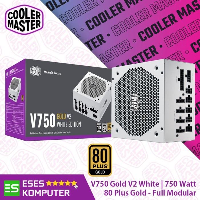 Jual Psu Cooler Master V Gold V White Edition W Plus Gold