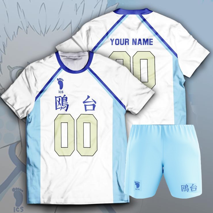 Jual Baju Jersey Voli Setelan Baju Kaos Costume Anime Haikyuu Libero