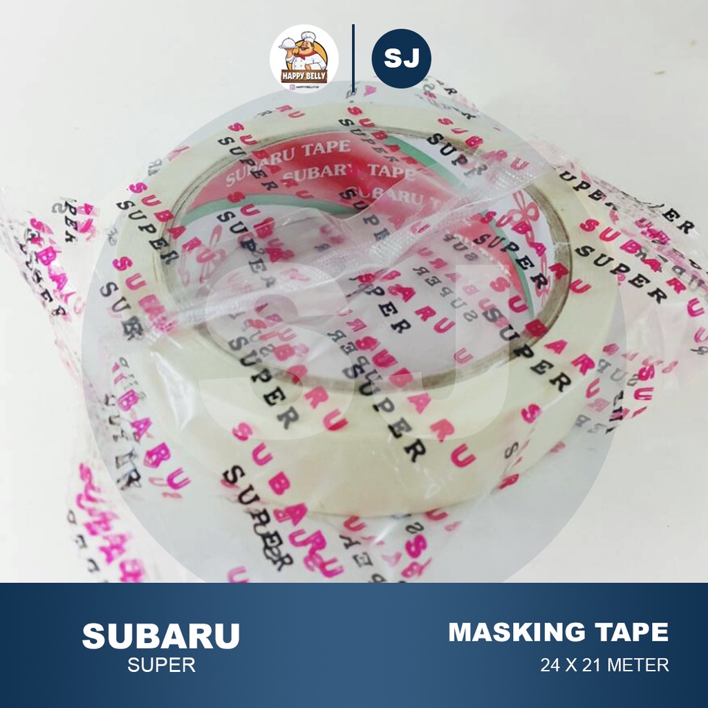 Jual Kertas Lem Lakban Kertas Masking Tape Subaru Mm X Meter