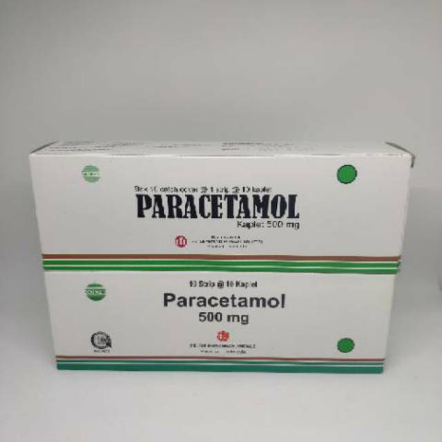 Jual PARACETAMOL Kaplet 500mg BOX Shopee Indonesia