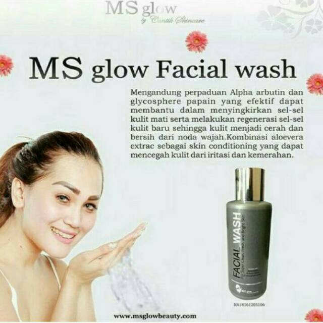 Jual Facial Wash Ms Glow By Cantik Skincare Shopee Indonesia