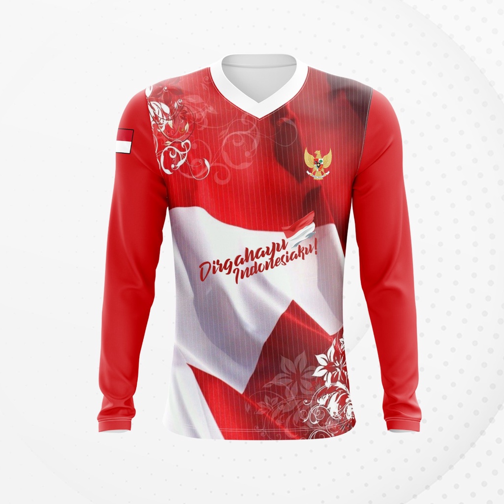 Jual BISA COD Jersey Baju Kaos Kemerdekaan Indonesia 17 Agustus 2023