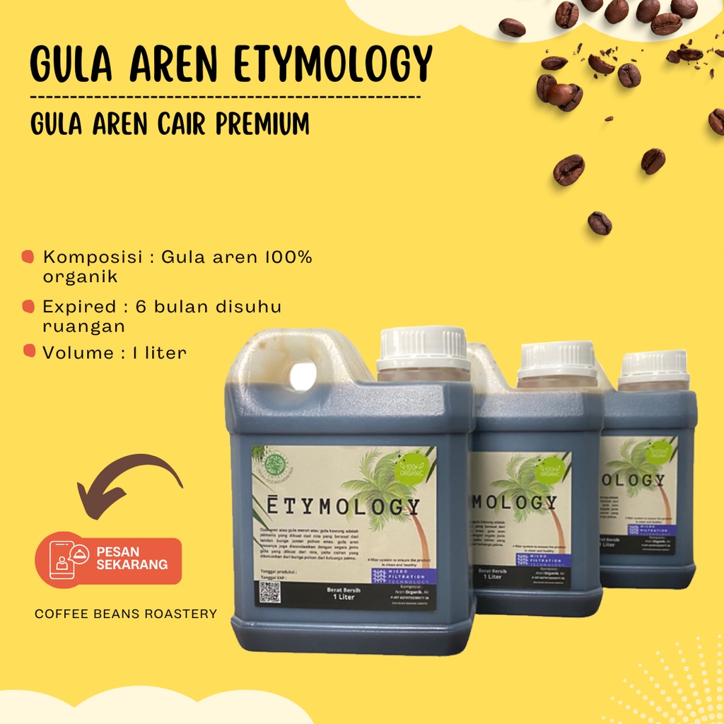 Jual GULA AREN CAIR ETYMOLOGY 1KG PREMIUM Shopee Indonesia