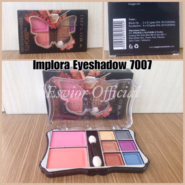 Jual Implora The Bright Eyehadow Blush On Shopee Indonesia