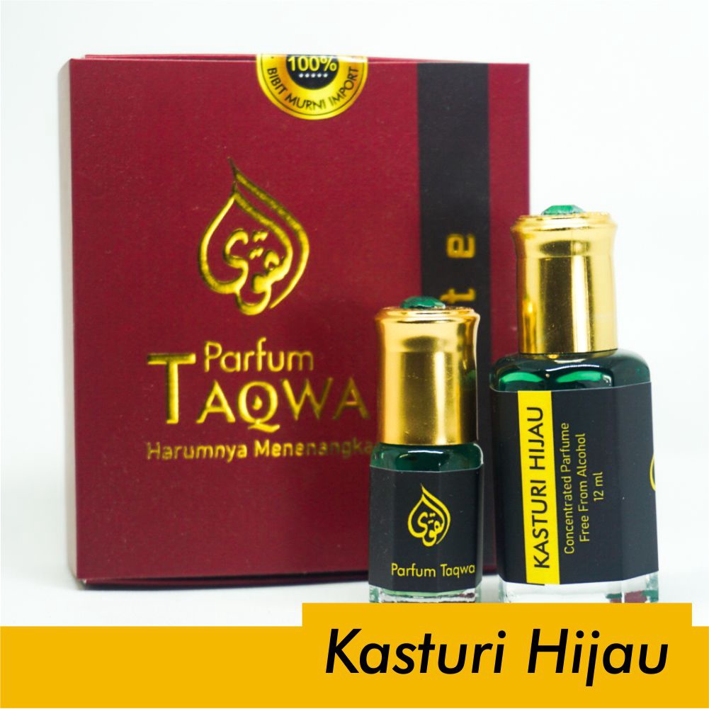 Jual Beli Gratis Parfum Taqwa Kasturi Hijau Ml Parfum Sholat