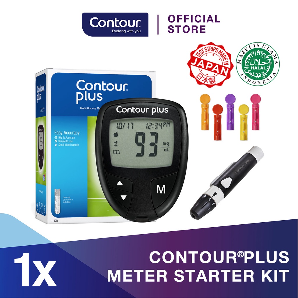 Jual Ascensia Diabetes Care Contour Plus Alat Tes Gula Darah Shopee