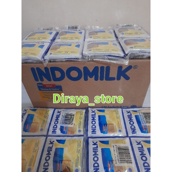 Jual Indomilk Susu Kental Manis Sachet 6 X 37gr Shopee Indonesia