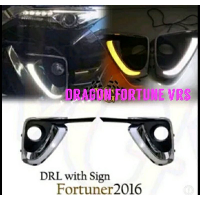 Jual Lampu Drl Foglamp Sein All New Fortuner Vrz Up Shopee