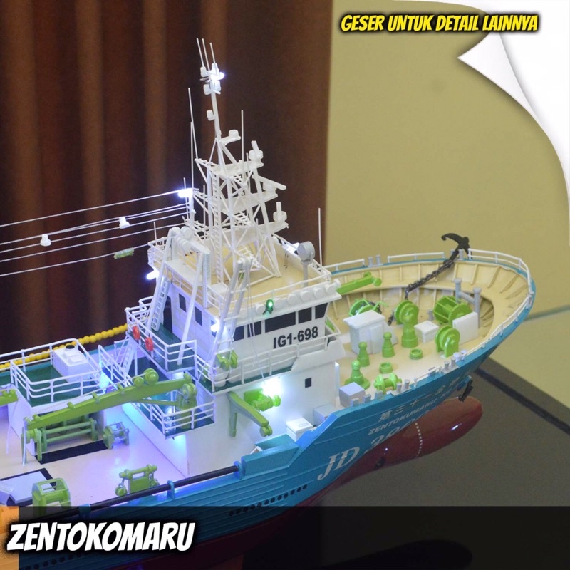 Jual Miniatur Kapal Ikan Zentokomaru Cm I Action Figure Hot Toys