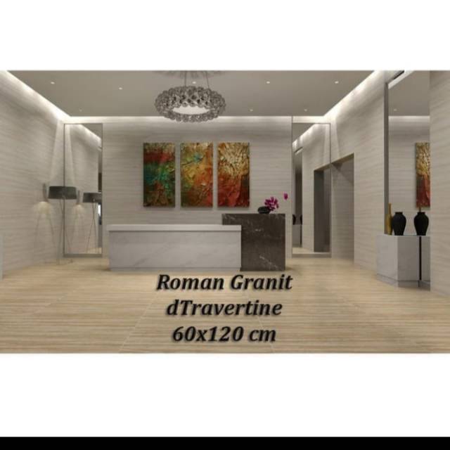 Jual Granit Roman GT1262001R DTravertine Noce 60x120 Kw 1 Shopee