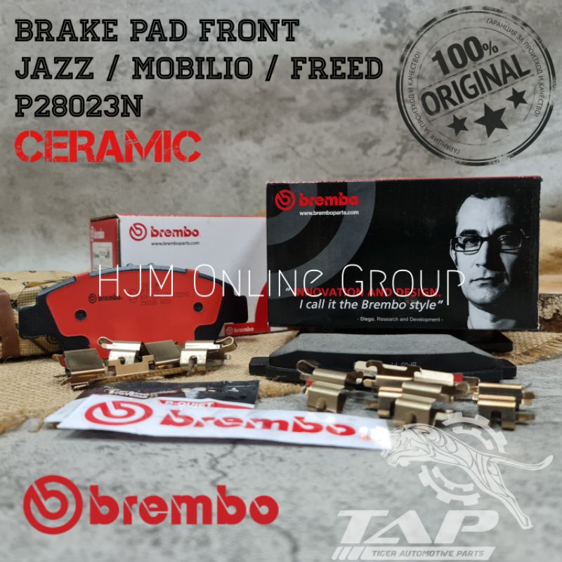 Jual BRAKE DISC PAD KAMPAS REM DEPAN JAZZ MOBILIO FREED P28023N