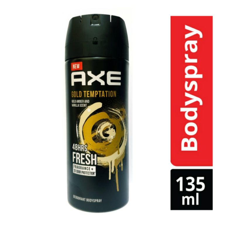 Jual Axe Deodorant Body Spray Gold 135ml Shopee Indonesia