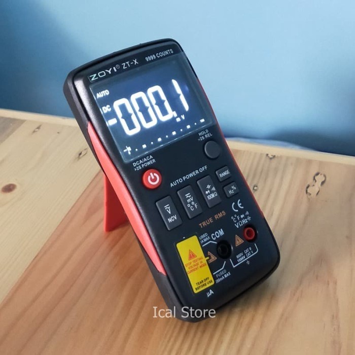 Jual Multimeter Digital Zoyi Zt X True Rms Bisa Ukur Suhu Auto