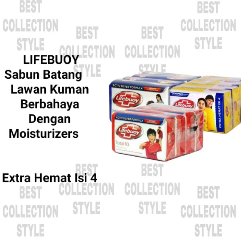 Jual Lifebuoy Sabun Mandi Batang Isi Total Mild Care Lemon