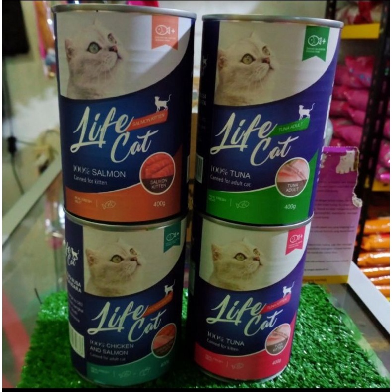 Jual Makanan Basah Kucing Adult Kitten Life Cat Lifecat Kaleng Gr