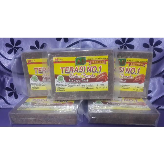 Jual TERASI UDANG No 1 AB 250 GR BANGKA TOBOALI Shopee Indonesia