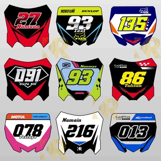 Jual Stiker Papan Nomor Batok Dan Spakbor Crf Dtracker Rmz Kx Ktm Yz