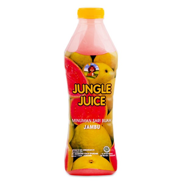 Jual JUNGLE JUICE Guava 1000ml Jus Rasa Jambu Biji Kemasan Botol 1