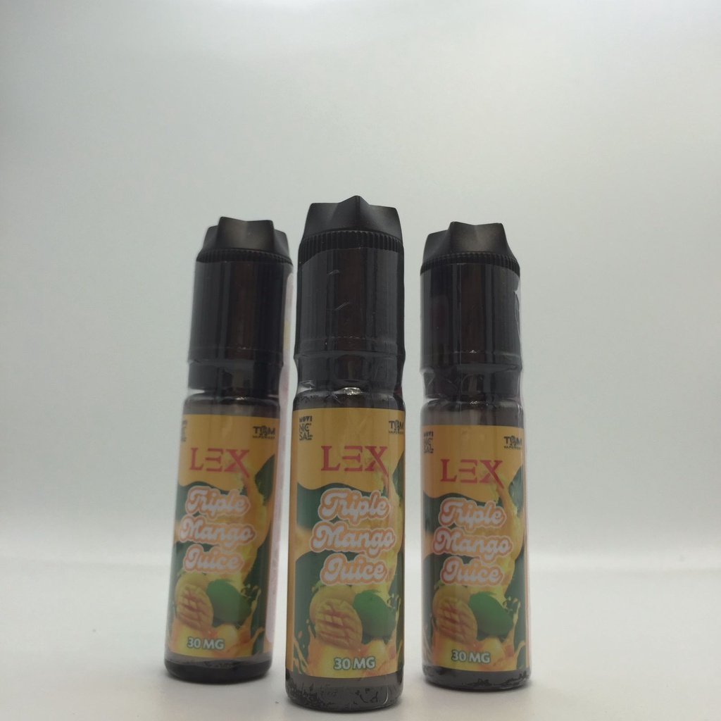 Jual LEX Triple Mango Juice Salt Nic 15ML By Movi X Tom Vapor 30MG