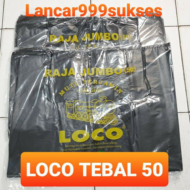 Jual Plastik Loco Tebal Hd Pe Kantong Plastik Hitam Loco Jumbo