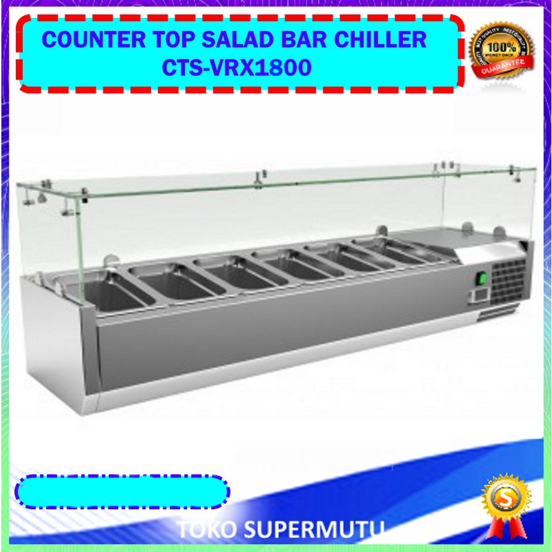 Jual Counter Top Salad Bar Chiller Cts Vrx Fomac Shopee Indonesia