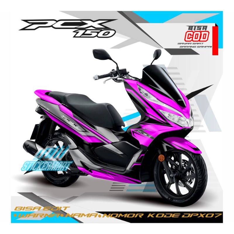 Jual Decal Pcx Lokal Variasi Grafis Warna Modifikasi Motor Full