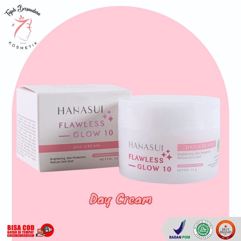 Jual Hanasui Flawless Glow Day Cream Shopee Indonesia