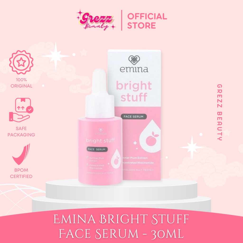 Jual Emina Bright Stuff Face Serum 30ml Shopee Indonesia