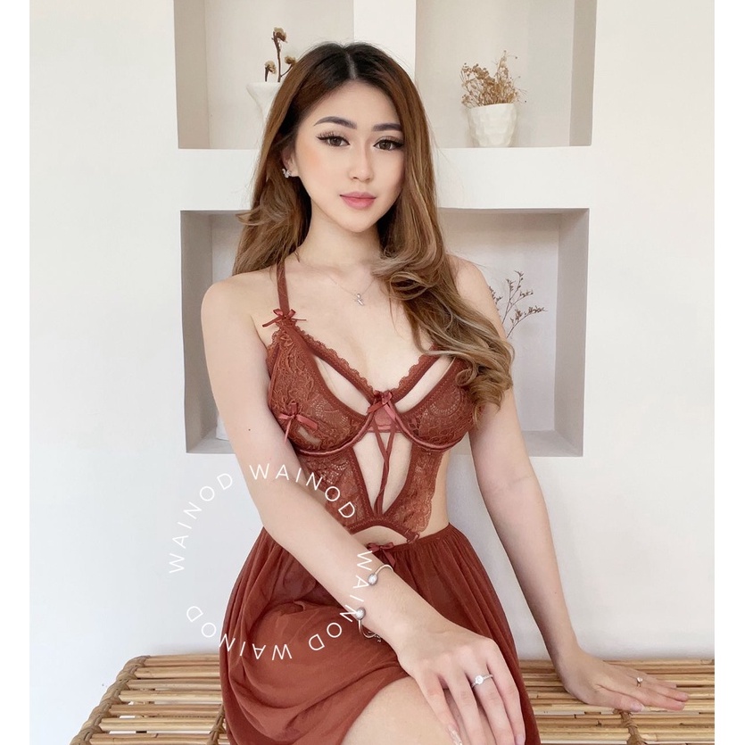 Jual WAINODSHOP NAMORA Underwire Lingerie Dress Shopee Indonesia