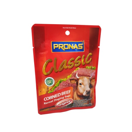 Jual Pronas Classic Corned Beef G Kornet Daging Sapi Kemasan Sachet