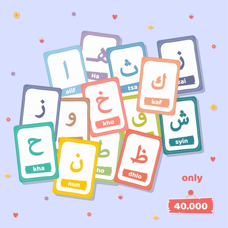 Jual Flash Card Huruf Hijaiyah Shopee Indonesia