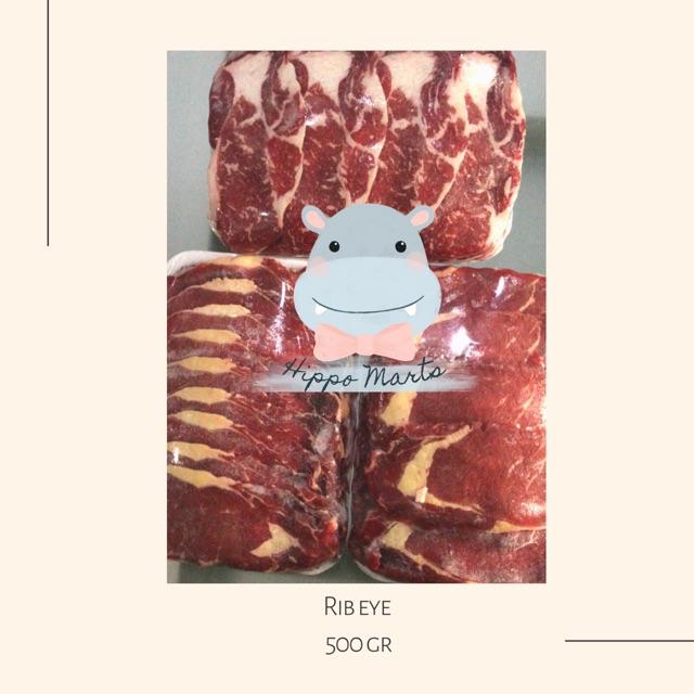 Jual Rib Eye Slice Australian Beef Low Fat Beef Less Fat Rendah