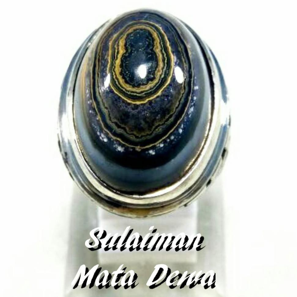 Jual NATURAL CINCIN BATU AKIK NATURAL SULAIMAN MATA DEWA TAMPIL BEDA