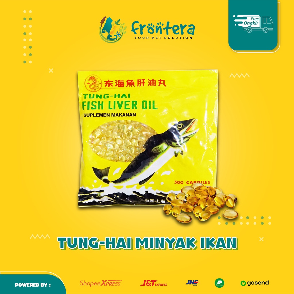 Jual Termurah Minyak Ikan Tunghai Fish Liver Oil Tung Hai Caps