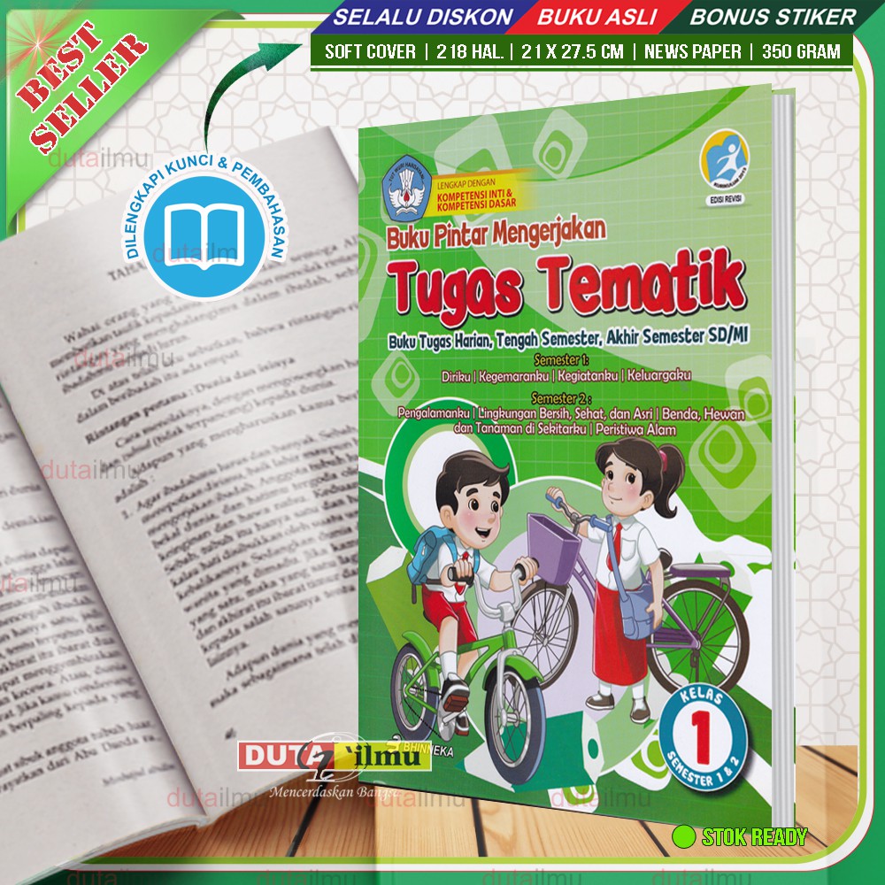 Jual Buku Pintar Mengerjakan Tugas Tematik Untuk Sd Kelas Shopee