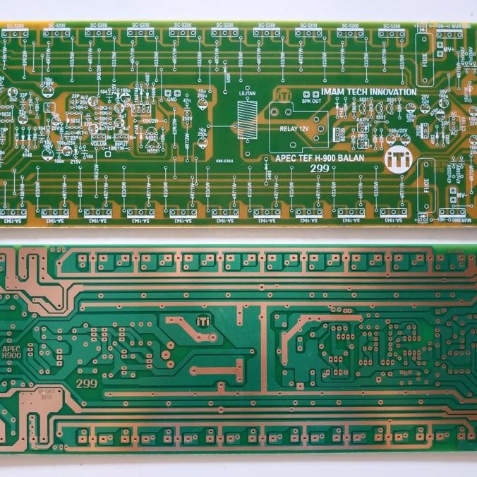 Jual Pcb Power Amplifier Class H Apex H Tef Input Balance Sale