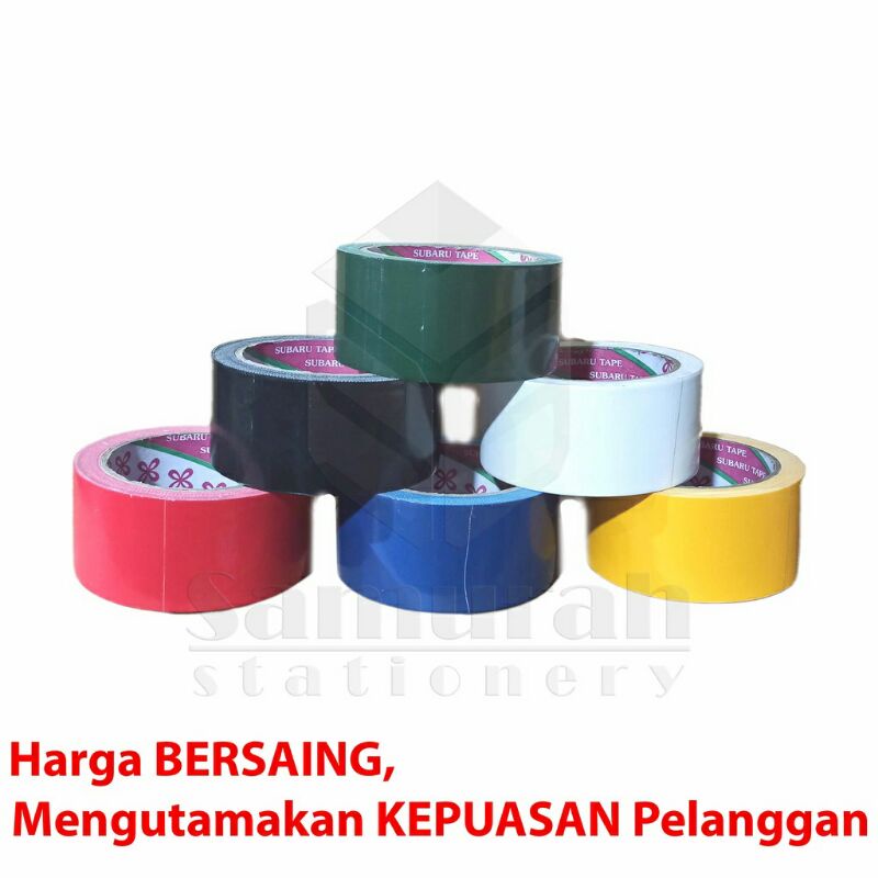 Jual Lakban Kain Subaru Mm X Meter Warna Warni Cloth Tape