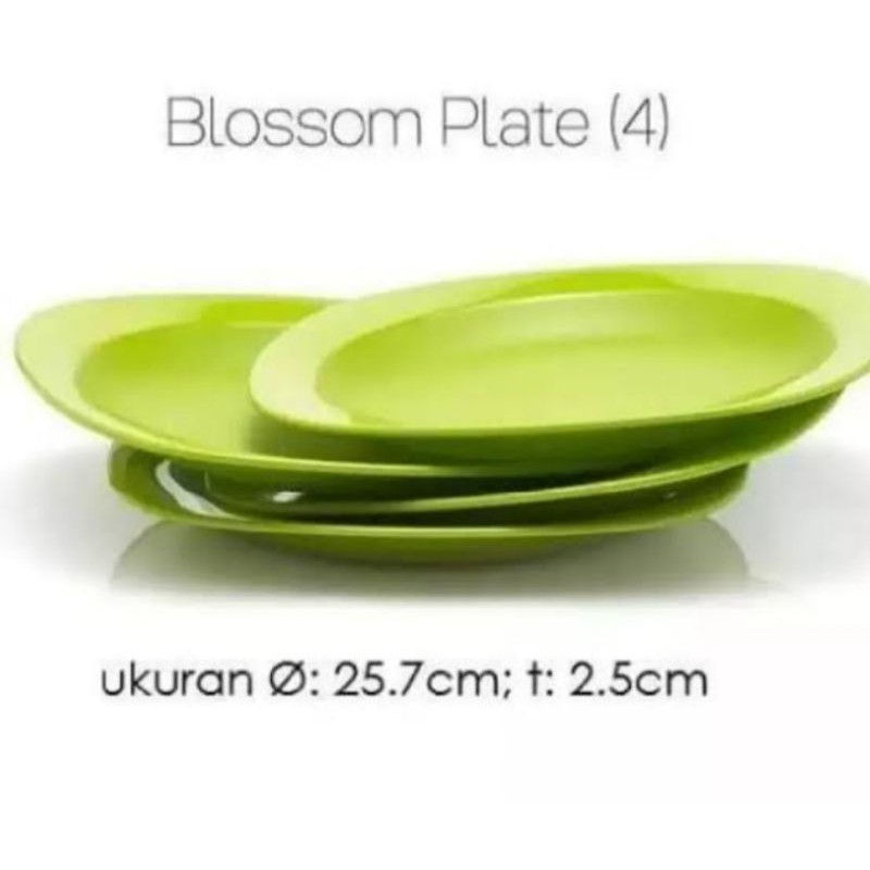 Jual Blossom Plate Tupperware 4 Pcs Shopee Indonesia