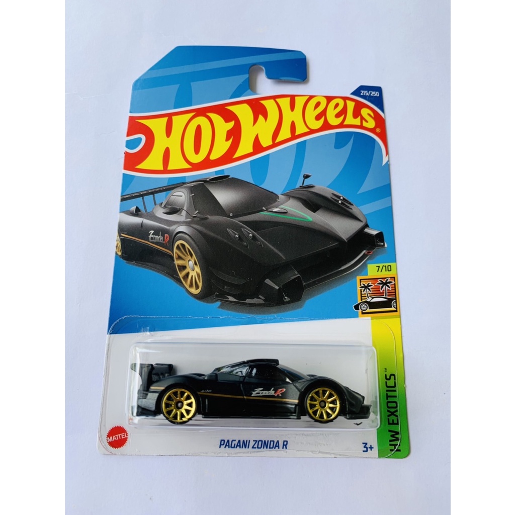 Jual HOTWHEELS HOT WHEELS PAGANI ZONDA R HITAM HW EXOTICS LOT P