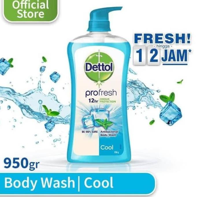 Jual Dettol Body Wash Cool Pro Fresh Pump 950 Ml Bottle Sabun Cair