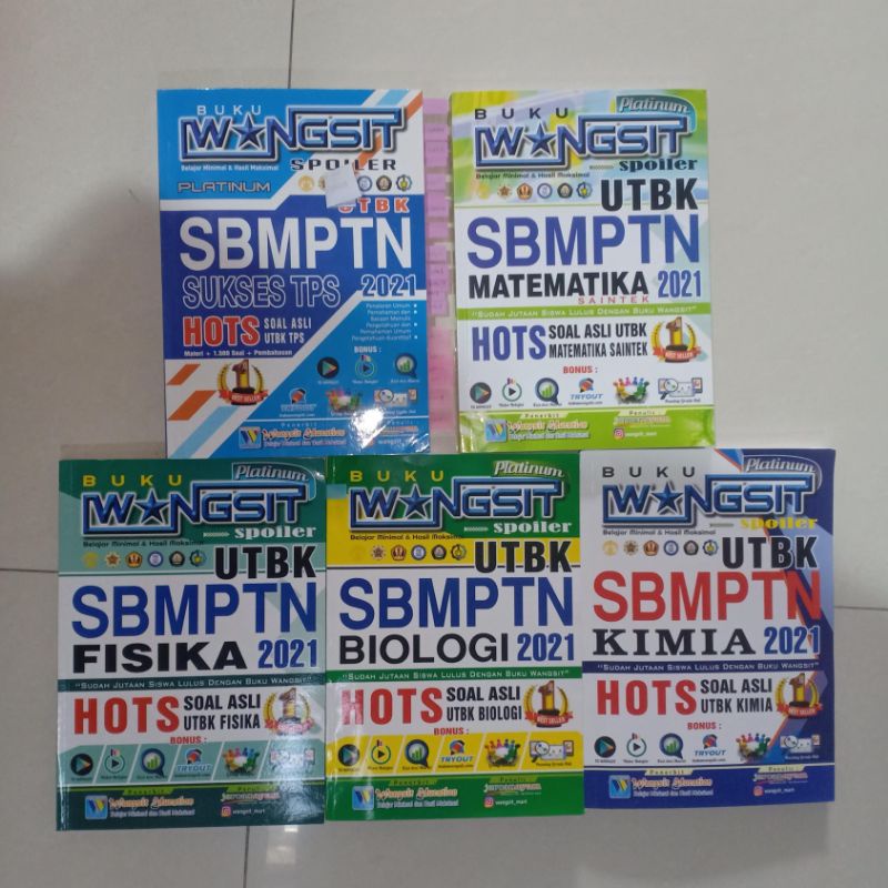 Jual Buku Wangsit Spoiler SBMPTN UTBK Saintek IPA TPS Matematika Fisika