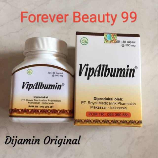 Jual VipAlbumin Isi 30 Kapsul Vip Albumin Ekstrak Ikan Gabus Shopee