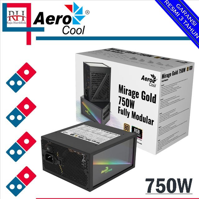 Jual Aerocool Mirage Gold Rgb W Fullymodular Psu Power Supply