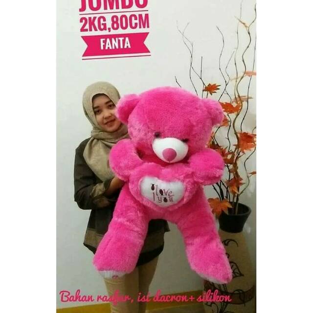 Jual Boneka Beruang Teddy Bear Telapak Super Jumbo Tinggi Cm